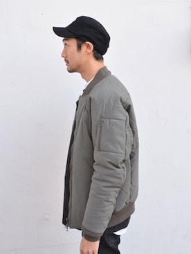 「帽子屋」｜Tomさん（メンズ・184cm）の冬コーディネート