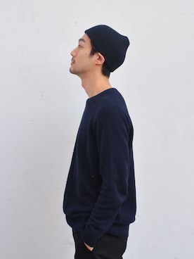 「帽子屋」｜Tomさん（メンズ・184cm）の冬コーディネート