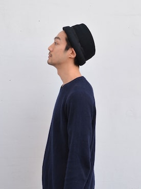 「帽子屋」｜Tomさん（メンズ・184cm）の冬コーディネート