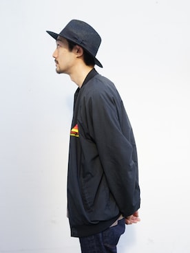 「ツバ広」｜Tomさん（メンズ・184cm）の春コーディネート