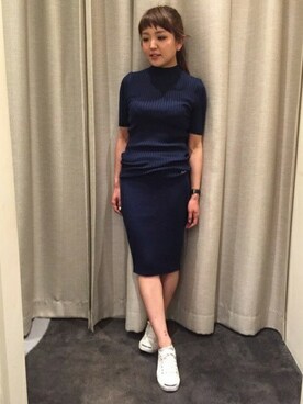 「MOROKOBAR（モロコバー）のアイテム」を使った、あゆみさん（レディース・163cm）の春コーディネート