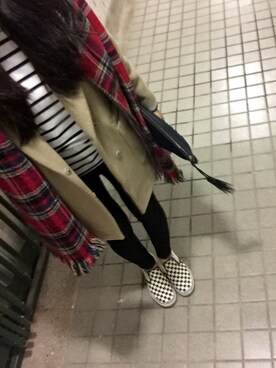 「pants」｜「アイテム（チェスターコート）」を使った、sumxxywsさん（レディース・160cm）の冬コーディネート
