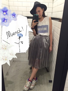 「skirt」｜「アイテム（腕時計）」を使った、sumxxywsさん（レディース・160cm）の春コーディネート