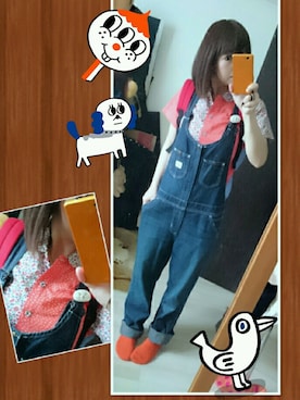「JILL by Jillstuart」｜「アイテム（オールインワン・サロペット）」を使った、みはるさん（レディース・152cm）の夏コーディネート