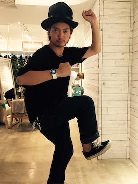 「アイテム（腕時計）」を使った、Ari・gate 守屋　Kスケさん（メンズ・176cm・30代）の春コーディネート