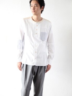 「A（エィス）のアイテム（パンツ）」を使った、shino1211さん（メンズ・180cm）の夏コーディネート