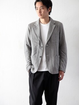 「A（エィス）のアイテム（ジャケット/アウター）」を使った、shino1211さん（メンズ・180cm）の秋コーディネート