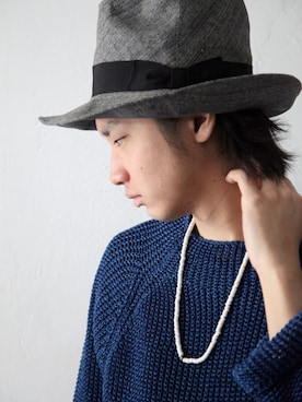 「URU（ウル）のアイテム（アクセサリー）」を使った、shino1211さん（メンズ・180cm）の春コーディネート