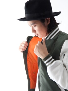 「KIJIMA TAKAYUKI」｜「アイテム（ミリタリージャケット）」を使った、shino1211さん（メンズ・180cm）の秋コーディネート