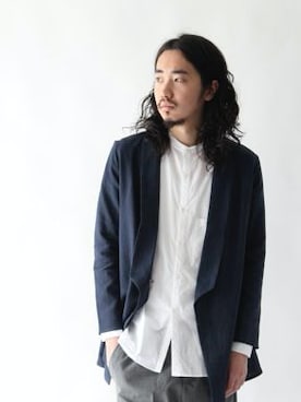 「theSakaki」｜「アイテム（ジャケット/アウター）」を使った、shino1211さん（メンズ・180cm）の春コーディネート