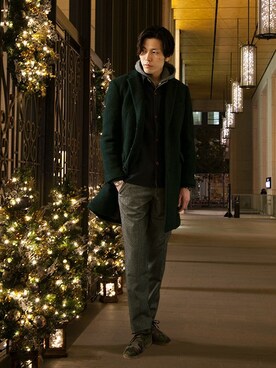 UR MENS STAFFさん（メンズ・184cm）の冬コーディネート