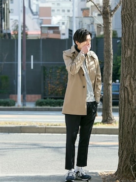 「UR」｜UR MENS STAFFさん（メンズ・184cm）の冬コーディネート