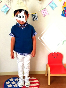 Ririn⚪︎さん(キッズ・100cm)の夏コーディネート