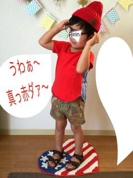 Ririn⚪︎さん(キッズ・100cm)の夏コーディネート