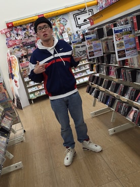 「B系」｜「アイテム（ジャケット/アウター）」を使った、たくのみさん（メンズ・174cm）の冬コーディネート