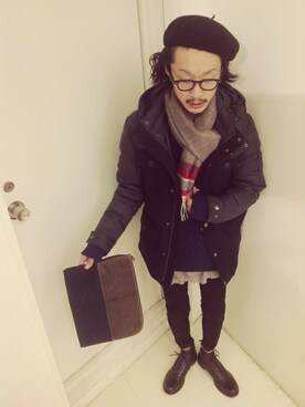 takechanmanさん(メンズ・172cm)の冬コーディネート