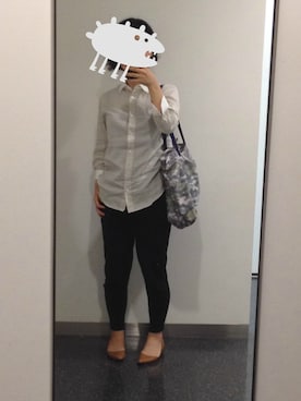 「迷彩柄」｜茶器さん（レディース・155cm）の秋コーディネート