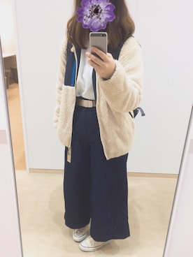 「NEW BALANCE（ニューバランス）のアイテム（その他アウター）」を使った、▽藤隆△さん（レディース・156cm）の冬コーディネート