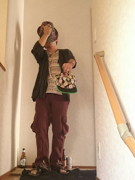 「仮面ライダー部」｜「アイテム（アクセサリー）」を使った、waka (外村茂男)  さん（メンズ・162cm）の秋コーディネート