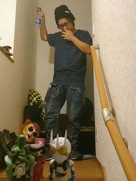 「ポカリコーデバトン」｜waka (外村茂男)  さん（メンズ・162cm）の夏コーディネート