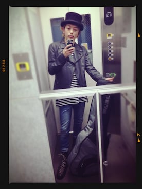 「ARIA（アリア）のアイテム」を使った、ぽんさん（メンズ・175cm）の秋コーディネート