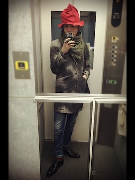 「MORGAN（モルガン）のアイテム（ジャケット/アウター）」を使った、ぽんさん（メンズ・175cm）の秋コーディネート