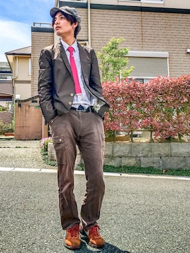 河上裕馬さんのコーディネート