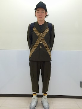 「バレンタインデートスタイル」｜「アイテム（キャップ）」を使った、yopeさん（メンズ・174cm）の冬コーディネート