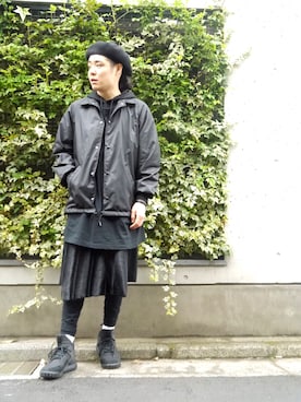 「THREE BLIND MICE（スリーブラインドマイス）のアイテム（帽子）」を使った、yopeさん（メンズ・174cm）の春コーディネート