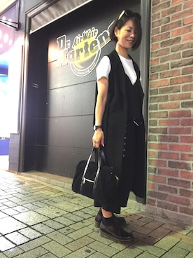 「EN ROUTE（アンルート）のアイテム（スラックス）」を使った、yopeさん（レディース・152cm）の夏コーディネート