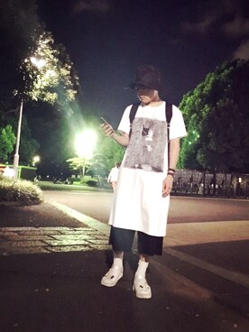 「EK Thongprasertのアイテム」を使った、yopeさん（メンズ・174cm）の夏コーディネート