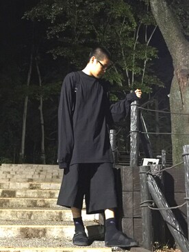 「ブラ袖」｜yopeさん（メンズ・174cm）の秋コーディネート
