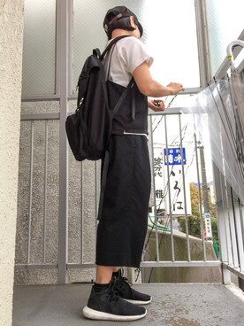 「EN ROUTE（アンルート）のアイテム（スラックス）」を使った、yopeさん（レディース・152cm）の秋コーディネート