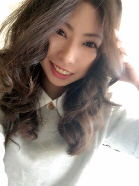 「LE CIEL BLEU（ルシェルブルー）のアイテム（ニット/セーター、グレー系）」を使った、RURI KAJIさん（レディース・158cm）の秋コーディネート
