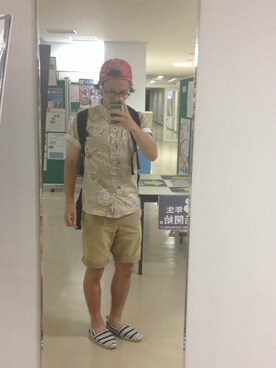 「URBAN RESEARCH（アーバンリサーチ）のアイテム（その他シューズ）」を使った、Sense①さん（メンズ・170cm）の夏コーディネート