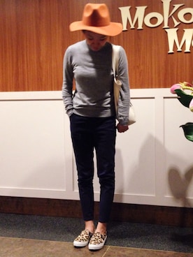 「FOREVER 21（フォーエバー トゥエンティーワン）のアイテム（スニーカー）」を使った、DARAN♥さん（レディース・165cm）の秋コーディネート
