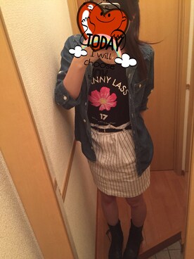 pi◡̈♥︎さん(レディース・160cm)の秋コーディネート