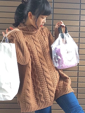 「STYLENANDA」｜中川美優さん（レディース・162cm）の秋コーディネート