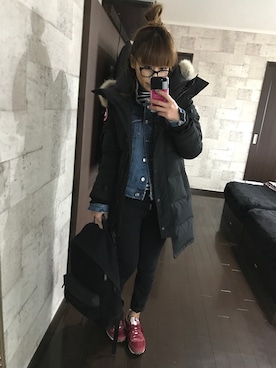 「DSQUARED2（ディースクエアード）のアイテム（その他パンツ）」を使った、RINOんさん（レディース・153cm）の秋コーディネート