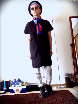 まつたけ。さん（メンズ・160cm）の夏コーディネート