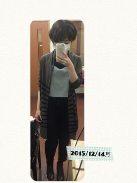 うえたえり@さん（レディース・159cm）の冬コーディネート