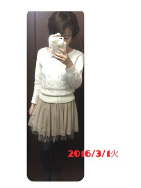 うえたえり@さん（レディース・159cm）の春コーディネート