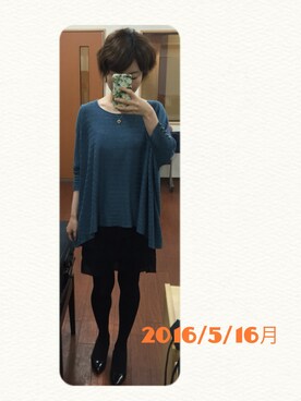 「WR（ダブルアール）のアイテム」を使った、うえたえり@さん（レディース・159cm）の春コーディネート