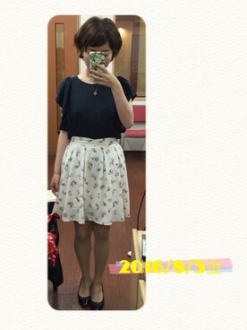 うえたえり@さん（レディース・159cm）の夏コーディネート