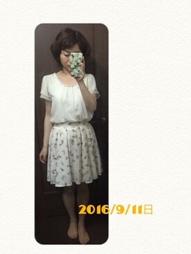 うえたえり@さん（レディース・159cm）の秋コーディネート