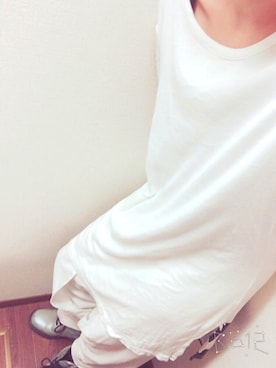 「kiryuyrik（キリュウキリュウ）のアイテム（Tシャツ/カットソー）」を使った、めぴぱんださん（レディース・160cm）の夏コーディネート