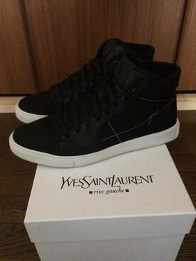 「Yves Saint Laurent（イヴサンローラン）のアイテム（スニーカー）」を使った、TOROさん（メンズ・162cm）の秋コーディネート