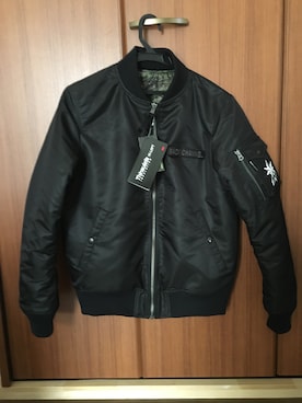 「Back Channel（バックチャンネル）のアイテム（ミリタリージャケット）」を使った、TOROさん（メンズ・162cm）の秋コーディネート