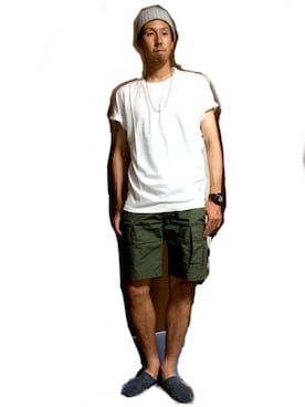 「COMMONWARE AMERICAN RAG CIE&Magine（コモンウェアアメリカンラグシーアンド マージン）のアイテム」を使った、はっとさん（メンズ・178cm）の夏コーディネート