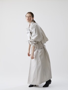 「mode」｜「アイテム（トレンチコート）」を使った、Metaphor…さん（レディース・174cm）の秋コーディネート